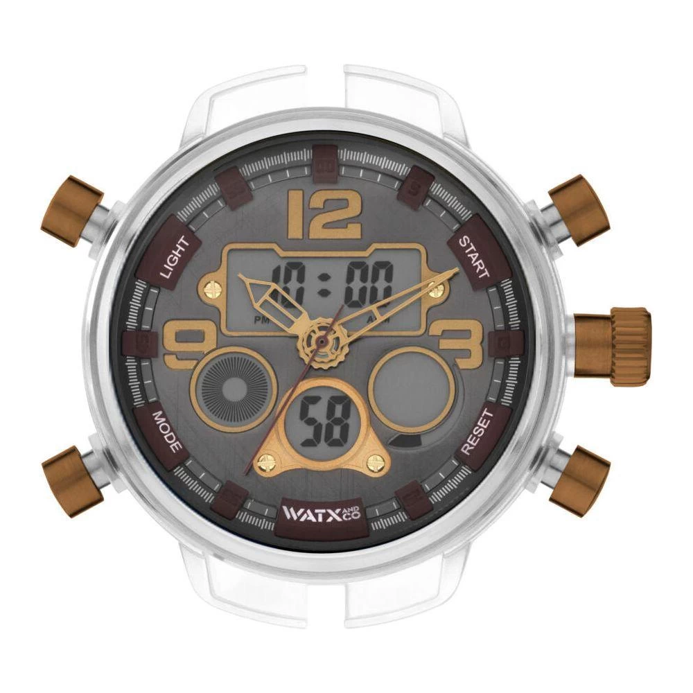 Watx & Colors Watch - RWA2820 Transparent Brown Quartz Polycarbonate Unisex Wristwatch 3 Watx & Colors Watch - RWA2820 Transparent Brown Quartz Polycarbonate Unisex Wristwatch